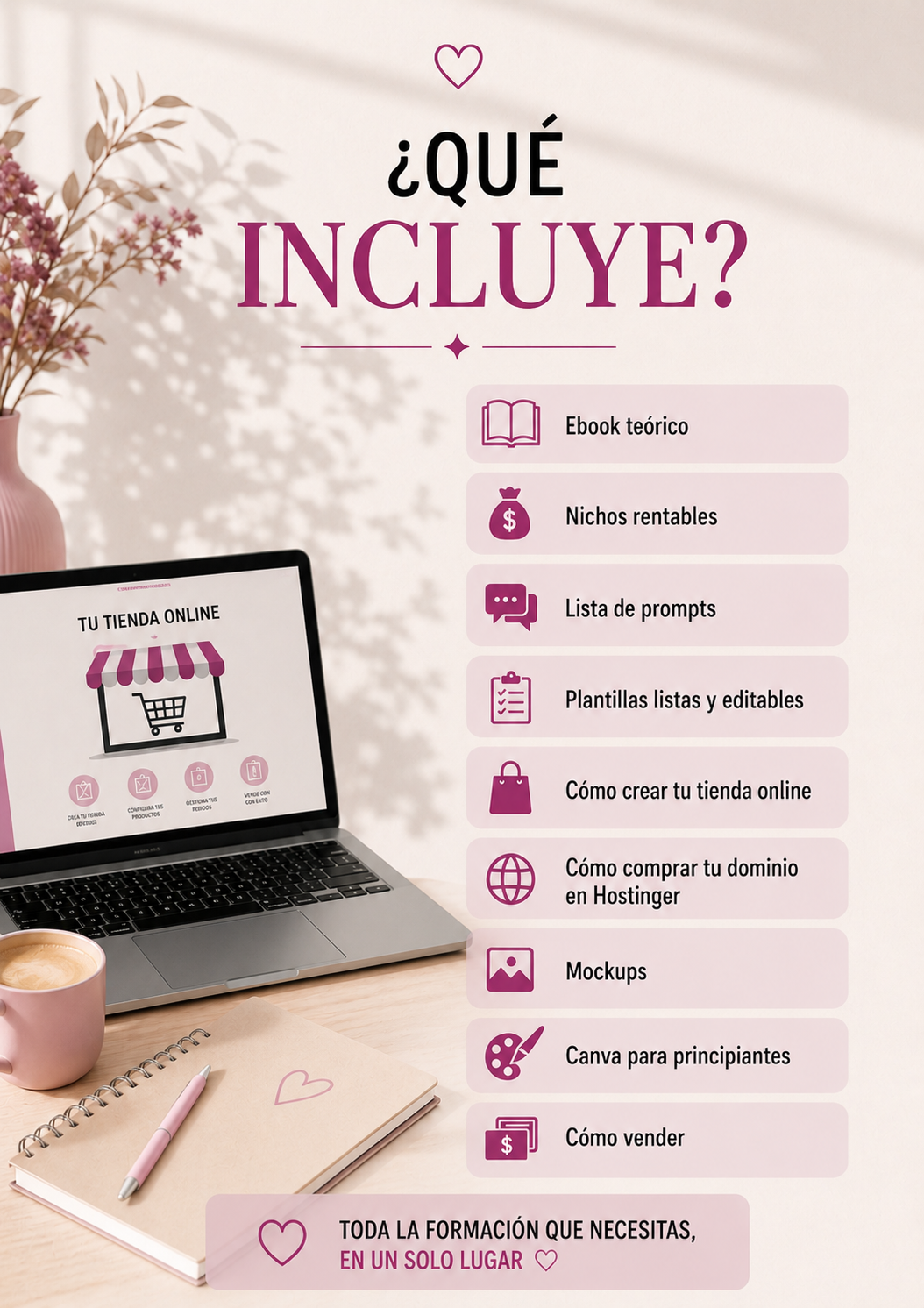 Creá tu Producto Digital y Vendé Online: Kit Completo + Tienda en Shopify Paso a Paso